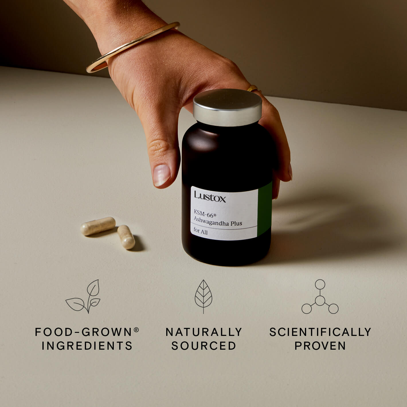 Food-Grown® KSM-66 Ashwagandha Plus