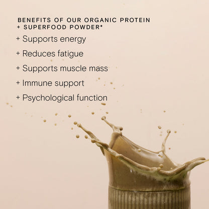Lustox Food-Grown® Organic Protein + Superfood Powder