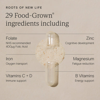 Lustox Food-Grown® Pregnancy + New Mother Multi